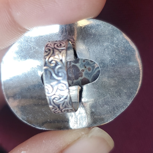 New Asteroid Jasper Silver Ring. - Picture 8 of 11